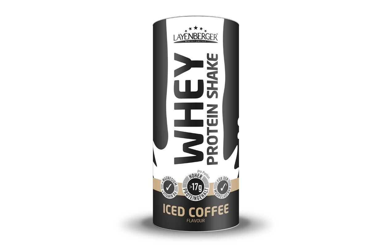 Whey High Protein Shake Iced Coffee 300 gMahlzeitenersatz mit Vitamin B6, Magnesium und mit Süssungsmitteln