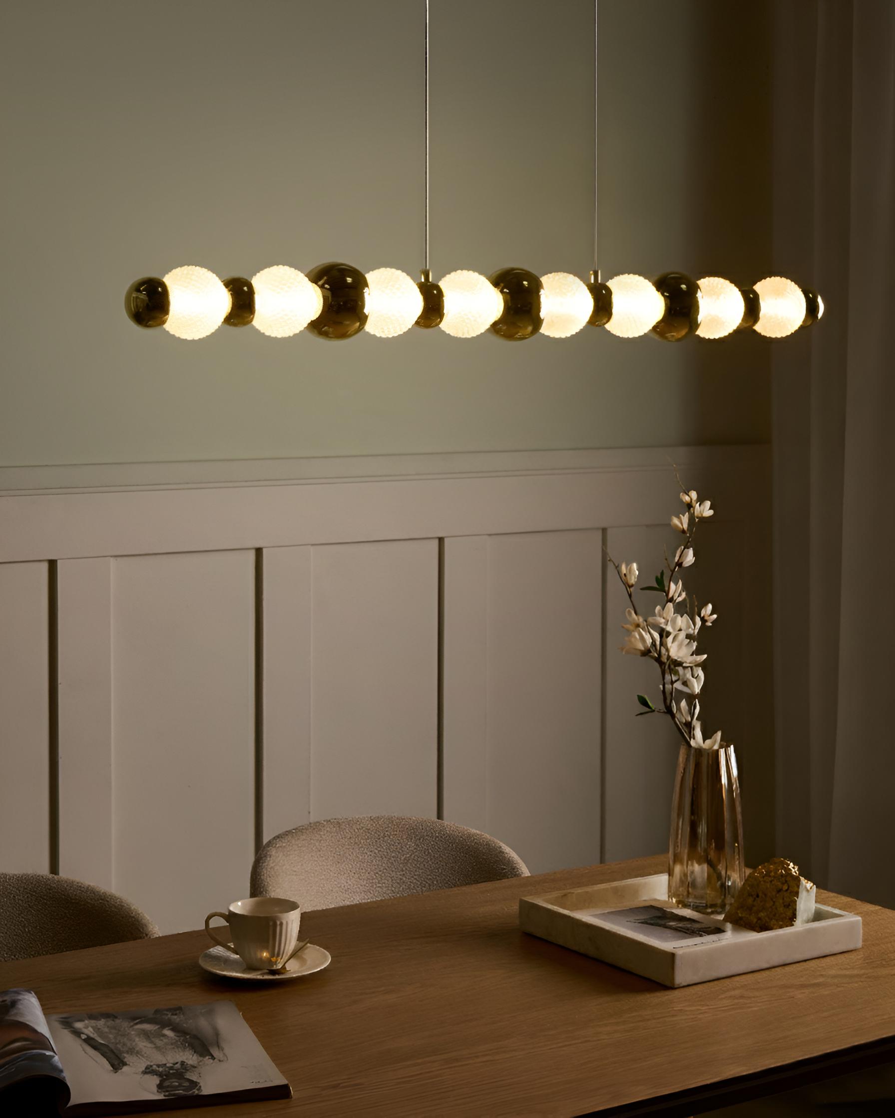 LED hanglamp SORA Glas Goud