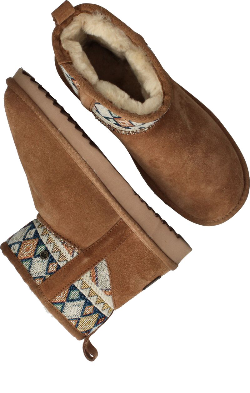 Warmbat Wallaby Woven Boots Cognac Dames