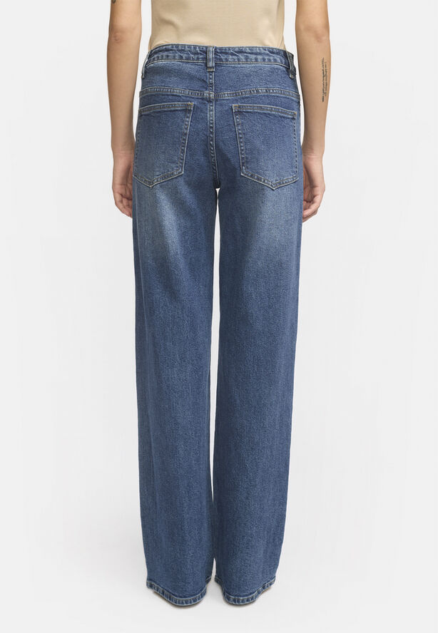 Soft Rebels SRWilla Midwaist Wide Jeans Imagine dark blue