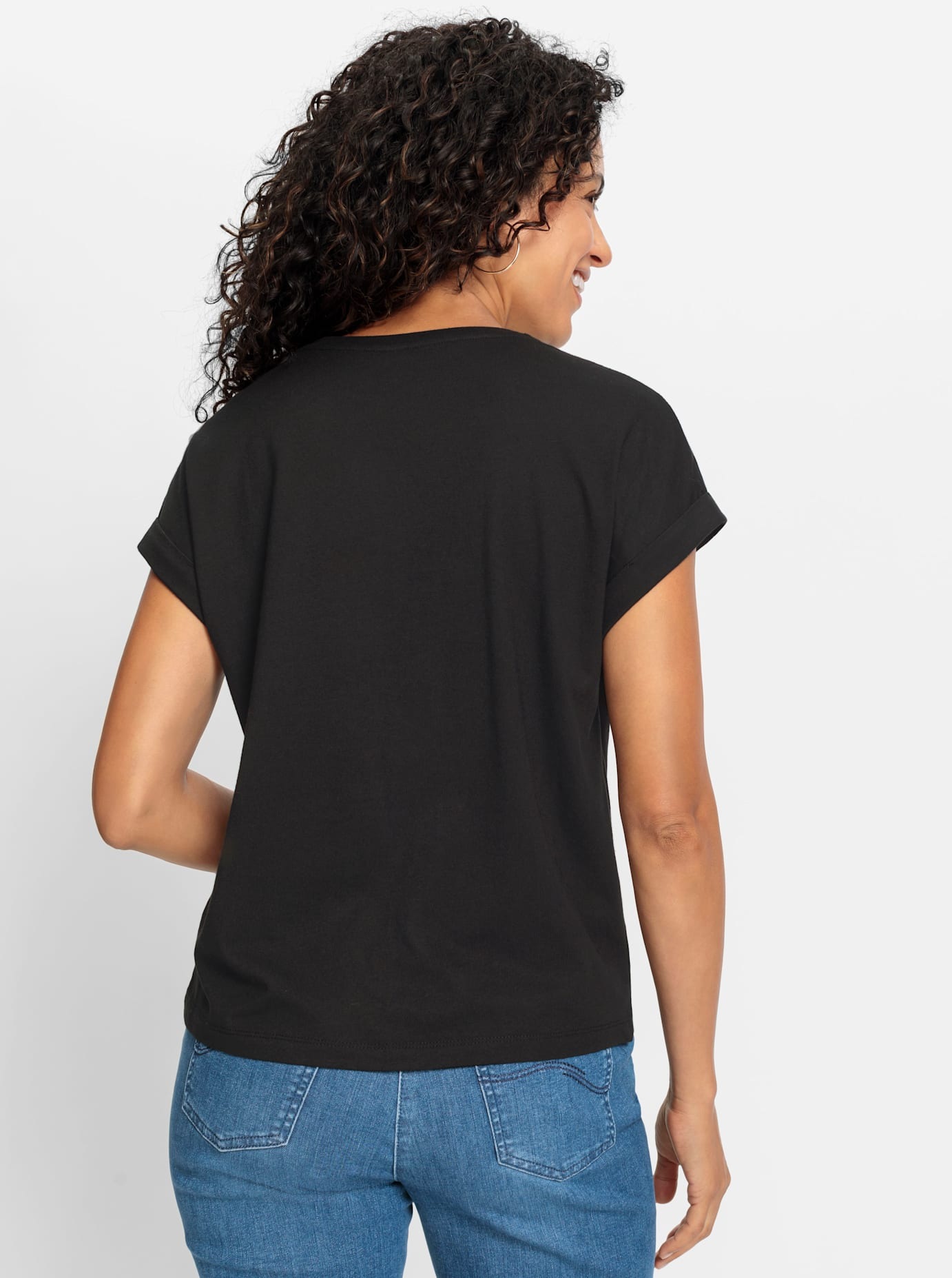 Inspirationen Rundhalsshirt »Rundhals-Shirt«, 1 Stk.