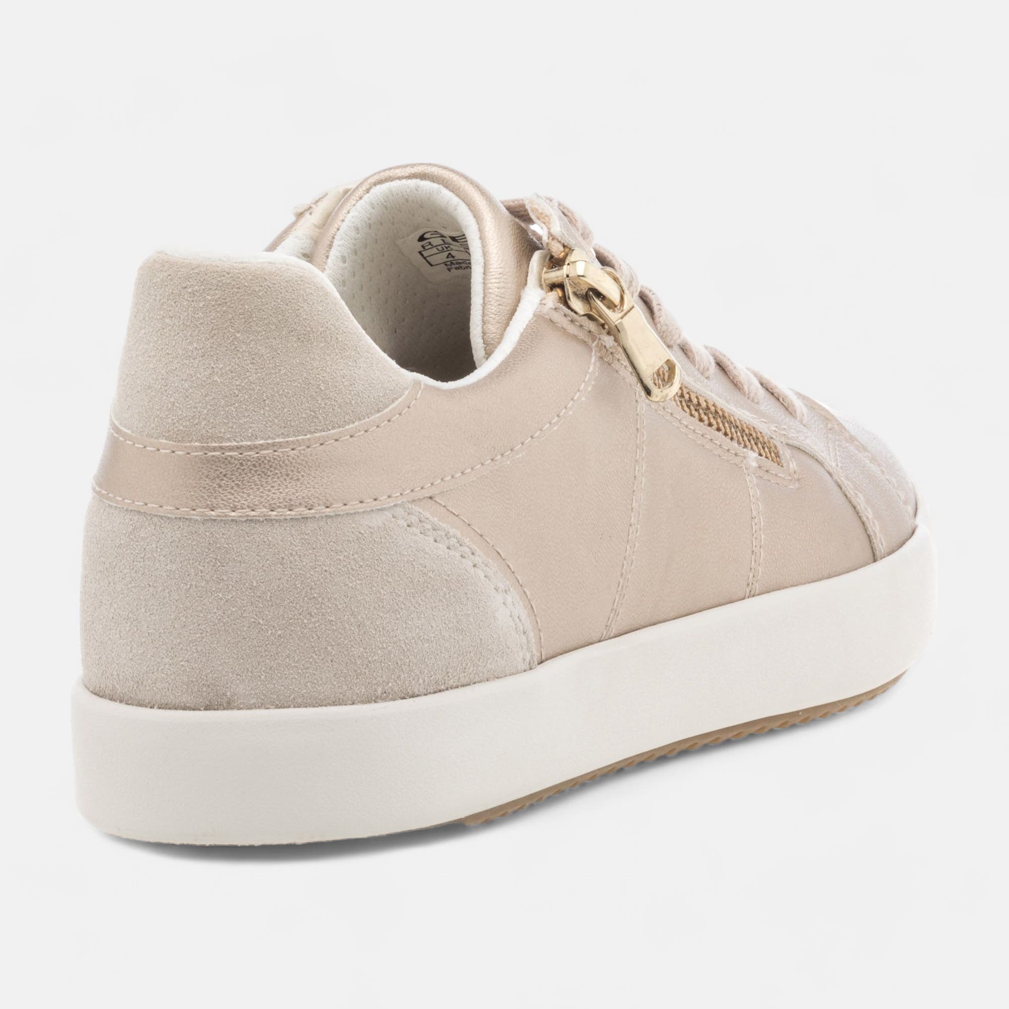 Baskets basses Femme or