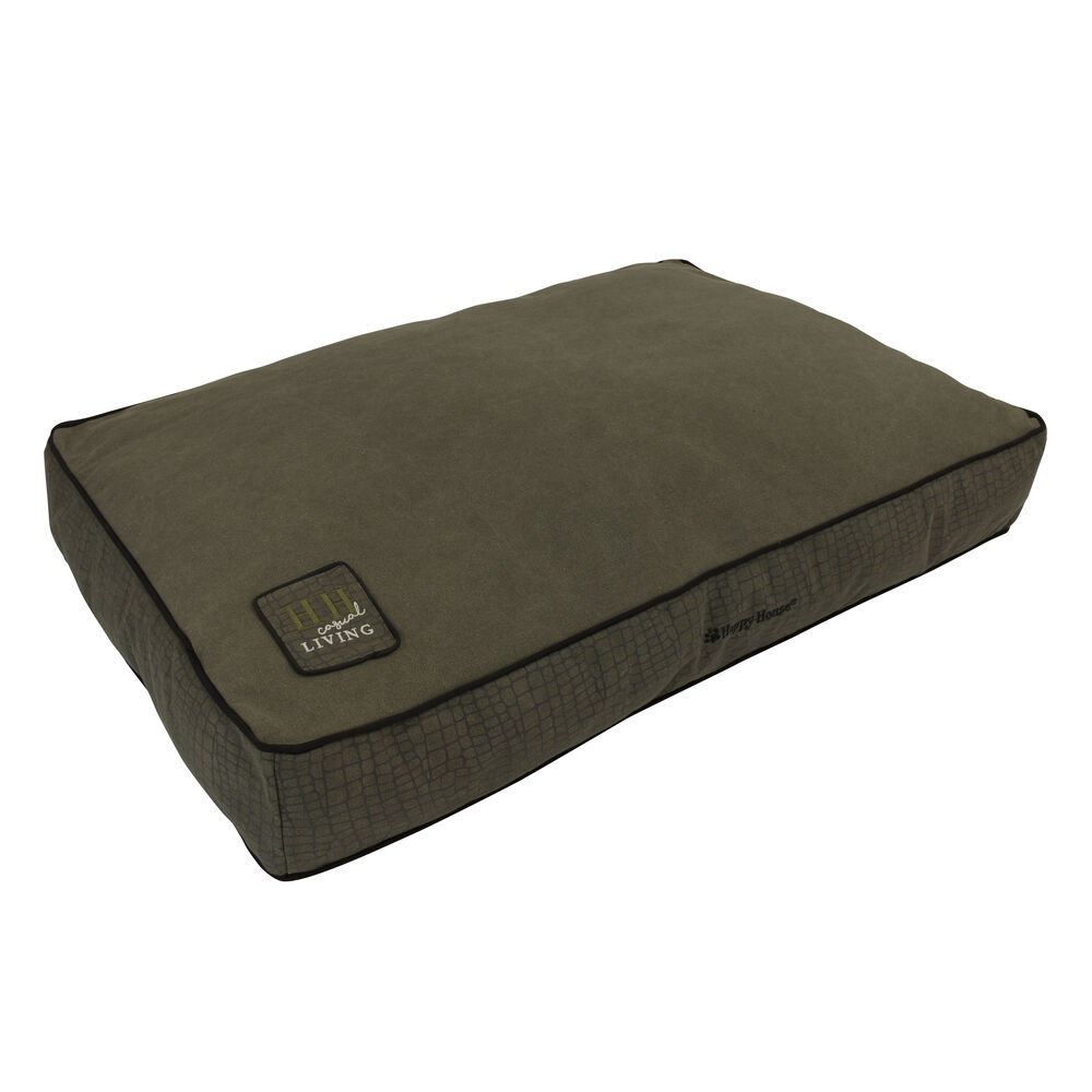 Happy-House Blokkussen Casual - Hondenkussen - groen - 15x110x2 cm - M