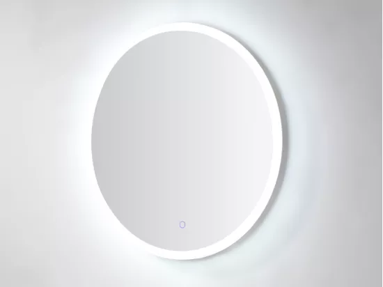 Miroir de salle de bain lumineux rond à leds anti-buée - D60 cm - DANIELA