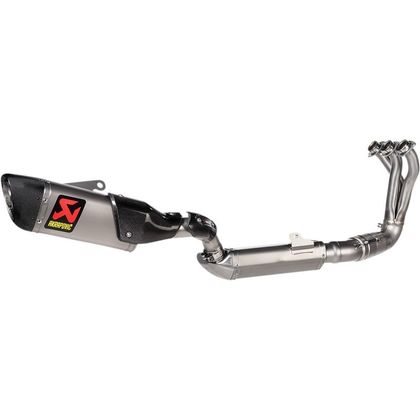 Ligne Complète Akrapovic Racing titane Embout carbone