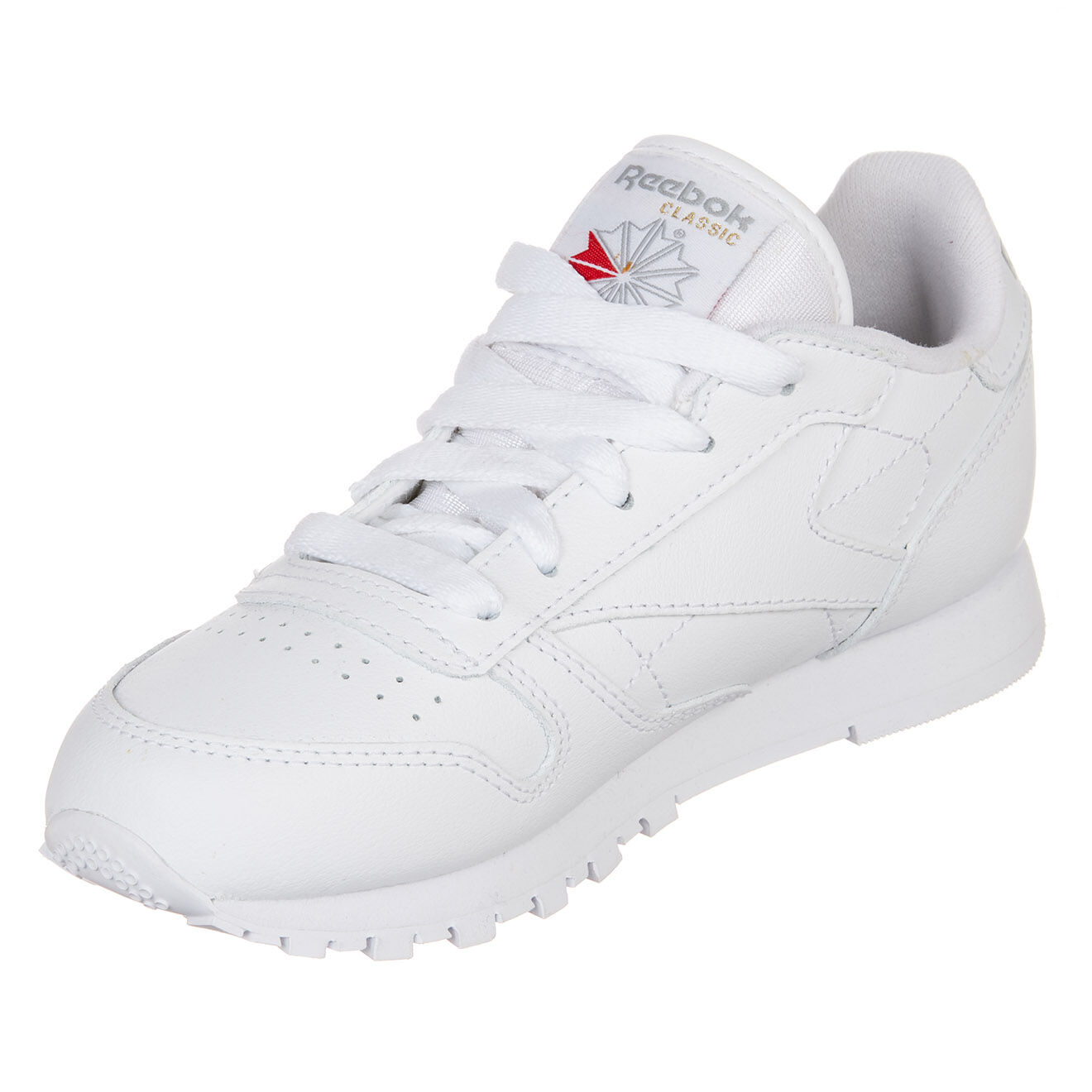 Reebok Baskets en Cuir Classic Leather blanches