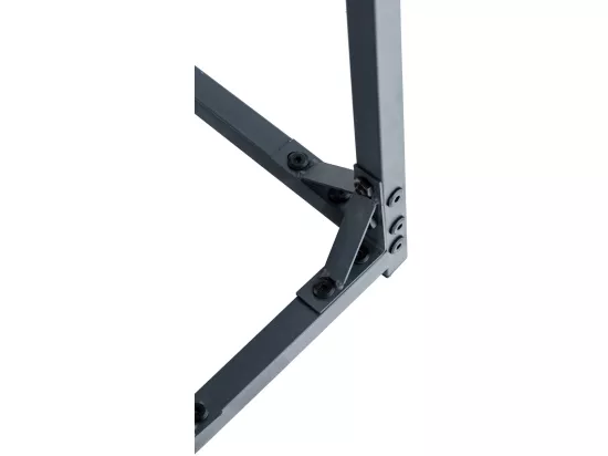 Etagère bois de cheminée - Métal - 165 x 70 x 165cm - Anthracite - Ruston
