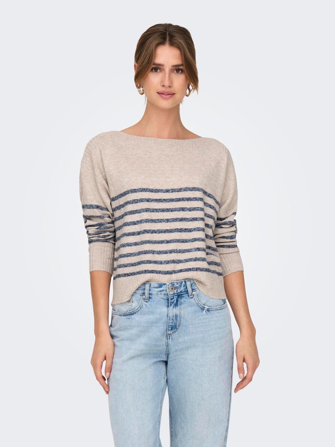 ONLGLORY Strickpullover Humus