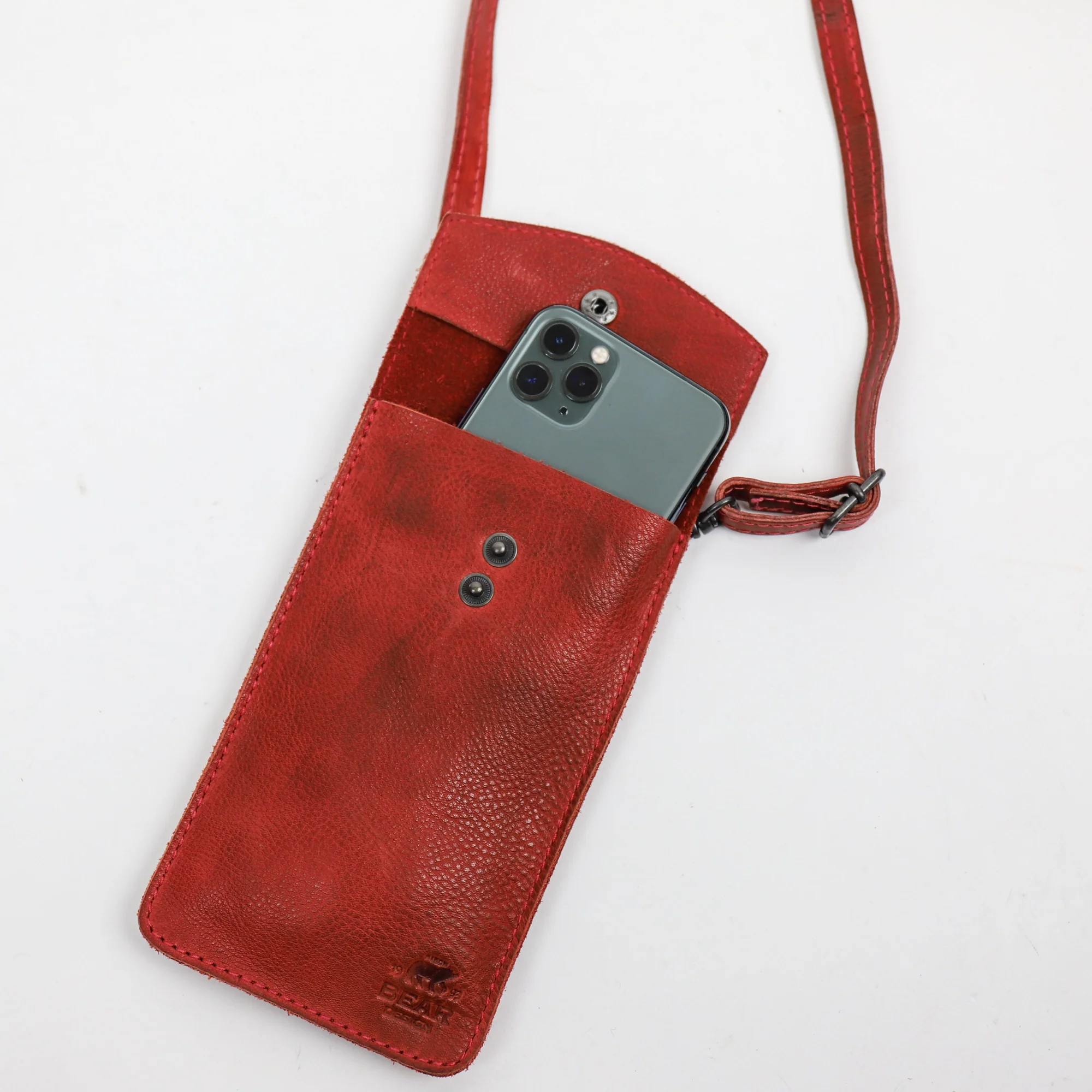 Bear Design Callisto Pelle Telefoontasje Priya Rood CP2071