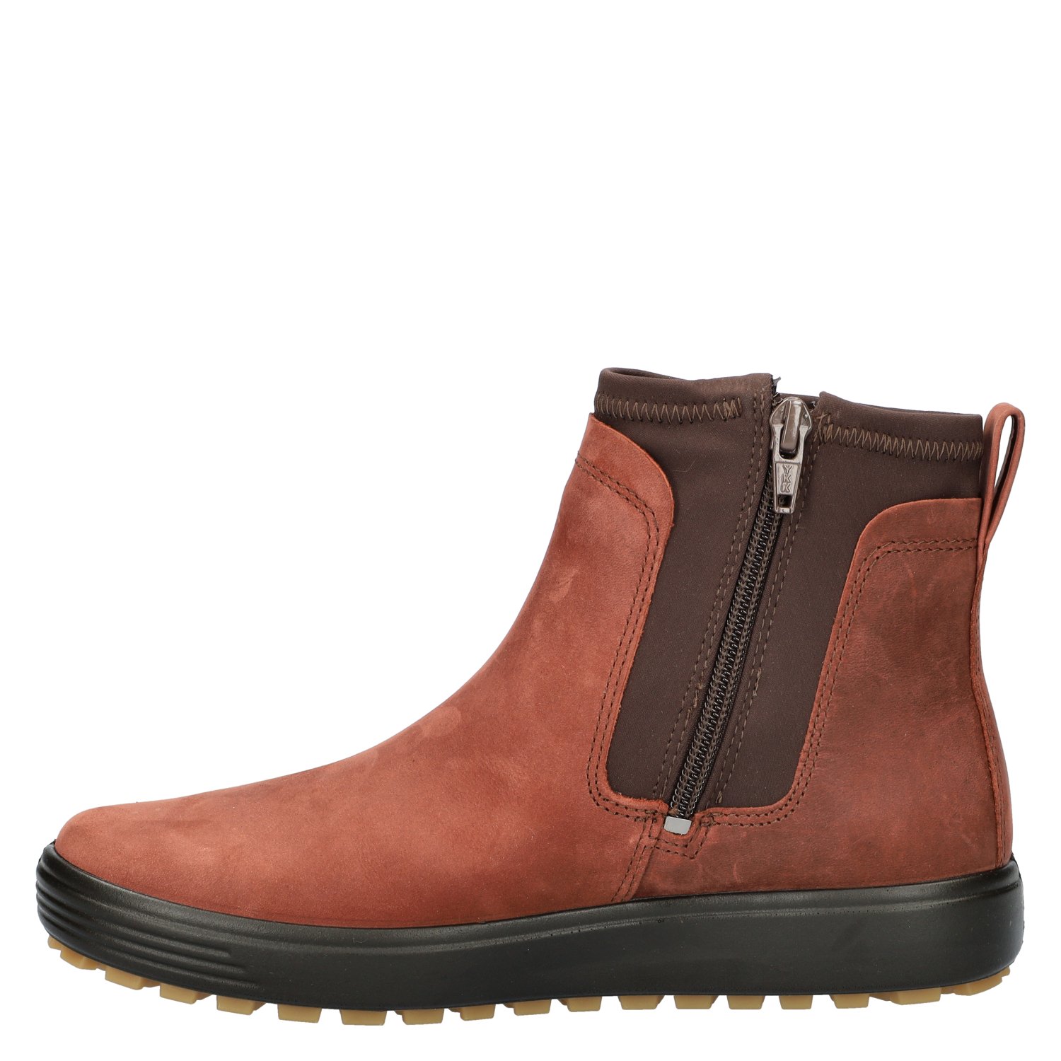 Soft 7 Tred dames enkellaars Ecco Bruin