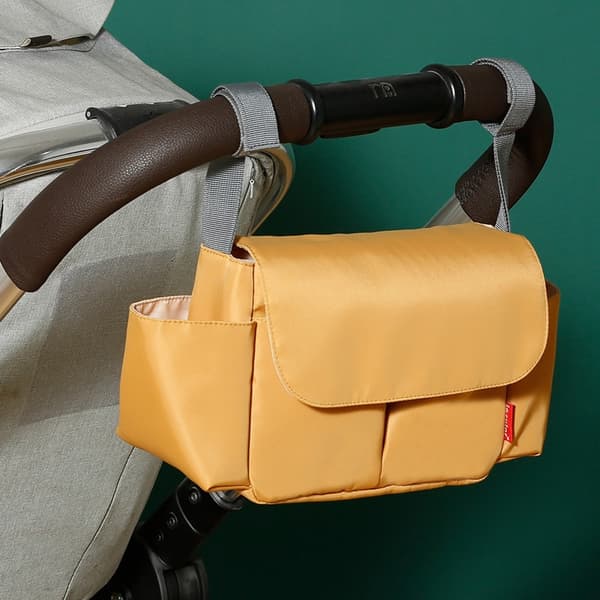 Vanntett Nylon Barnevogn Hengepose Baby Bleie Melk Flaske Oppbevaringspose