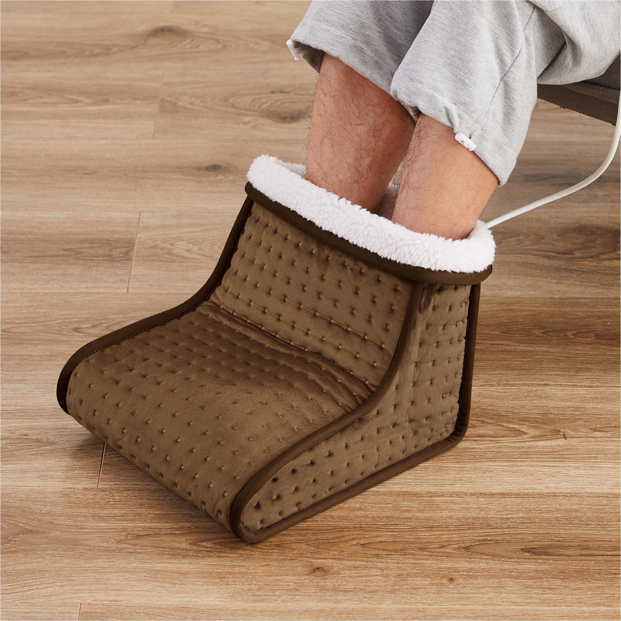 Fußwärmer Braun