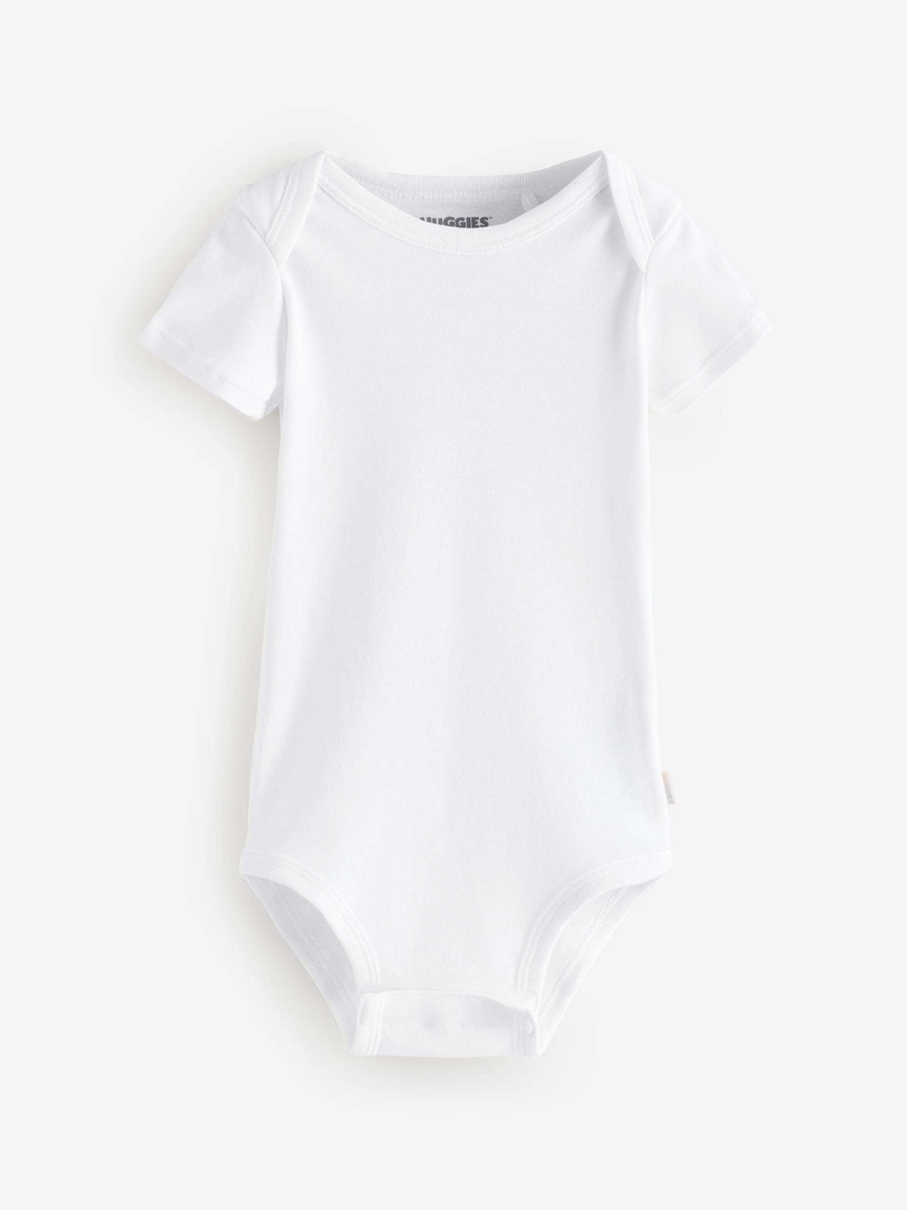 Baby Short Sleeve Evolope Neck Bodysuits 3 Pack