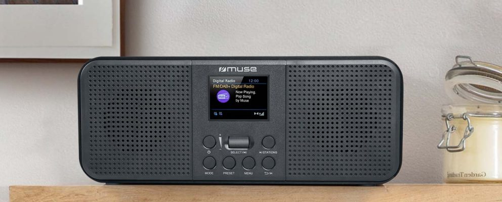 Muse M-122 DBT radio Draagbaar Zwart Bluetooth