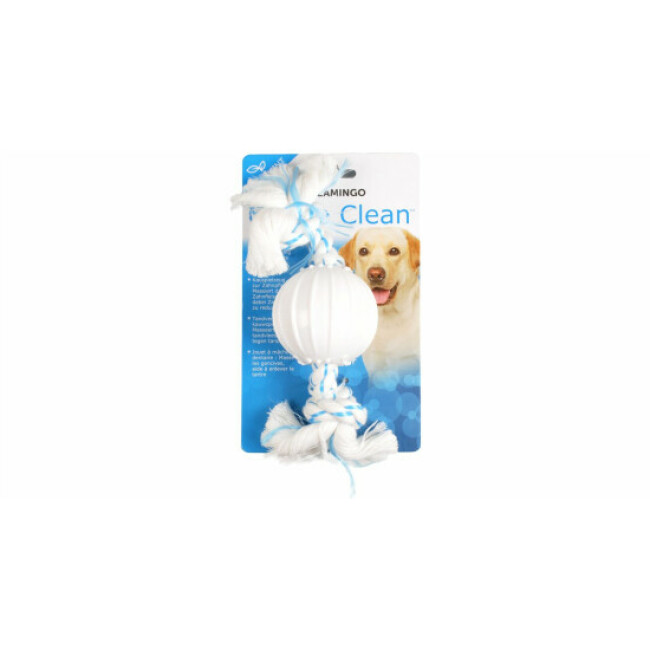 Jouet dentaire Denta Toy Corde avec balle en nylon