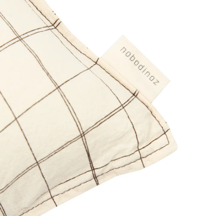 Nobodinoz - L1N0 Kissen, 45 x 45 cm, deep blue (bestickt)