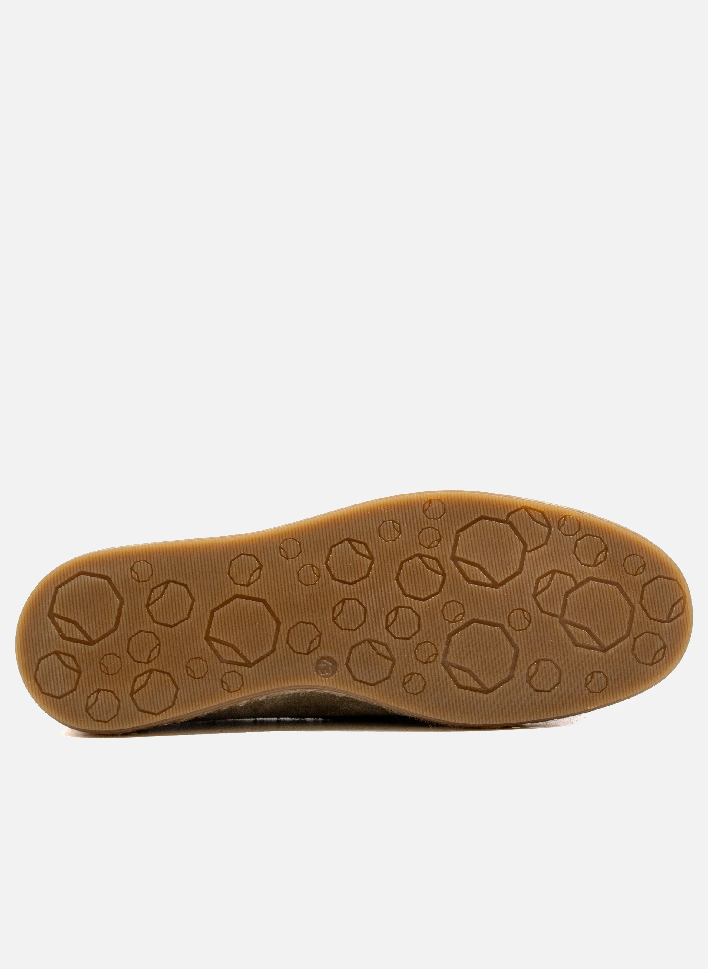 Mocassins espadrille cuir daim | Gris