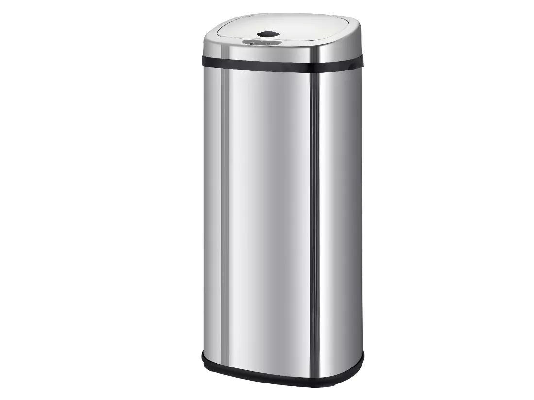 Poubelle de cuisine automatique LARGO Argent Acier inoxydable 42 L