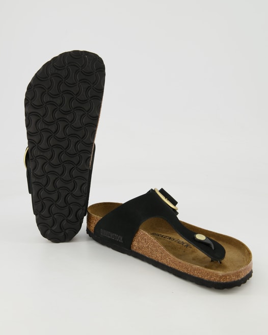Birkenstock Gizeh Big Buckle Pantoletten in Schwarz