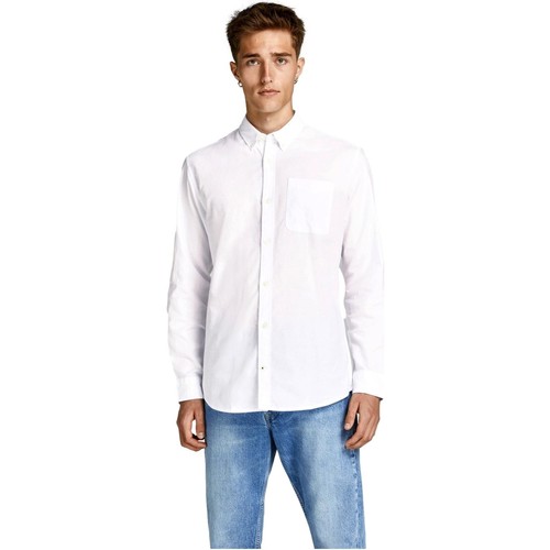 Jack & Jones - CAMISA HOMBRE JACK & JONES 12182486 Blanco