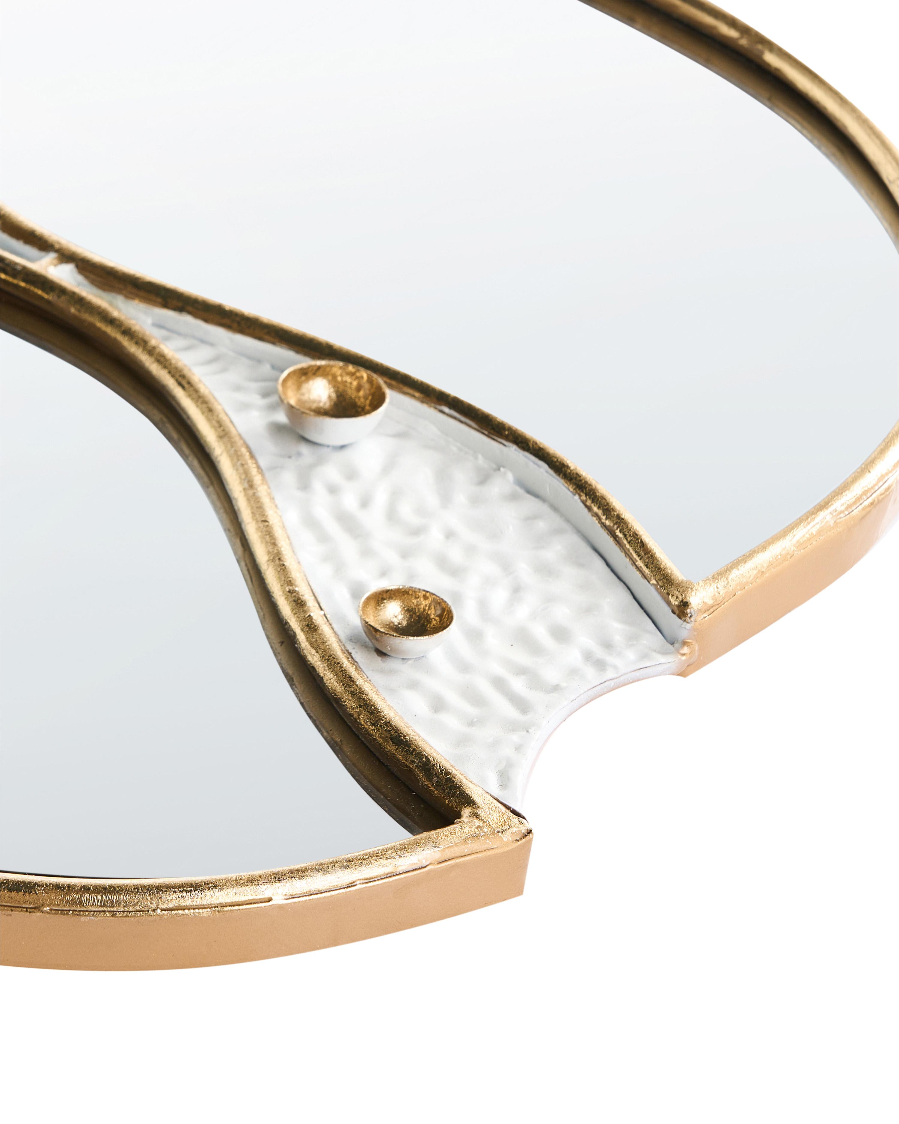 Wandspiegel TAWLEY 45 cm 76 cm Metaal Goud