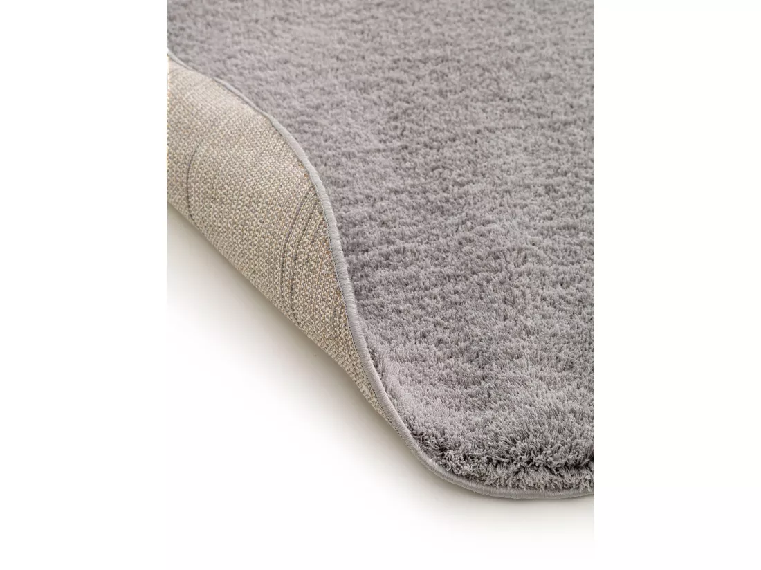 Tapis à poils longs rond Soda Gris ø 160 cm rond