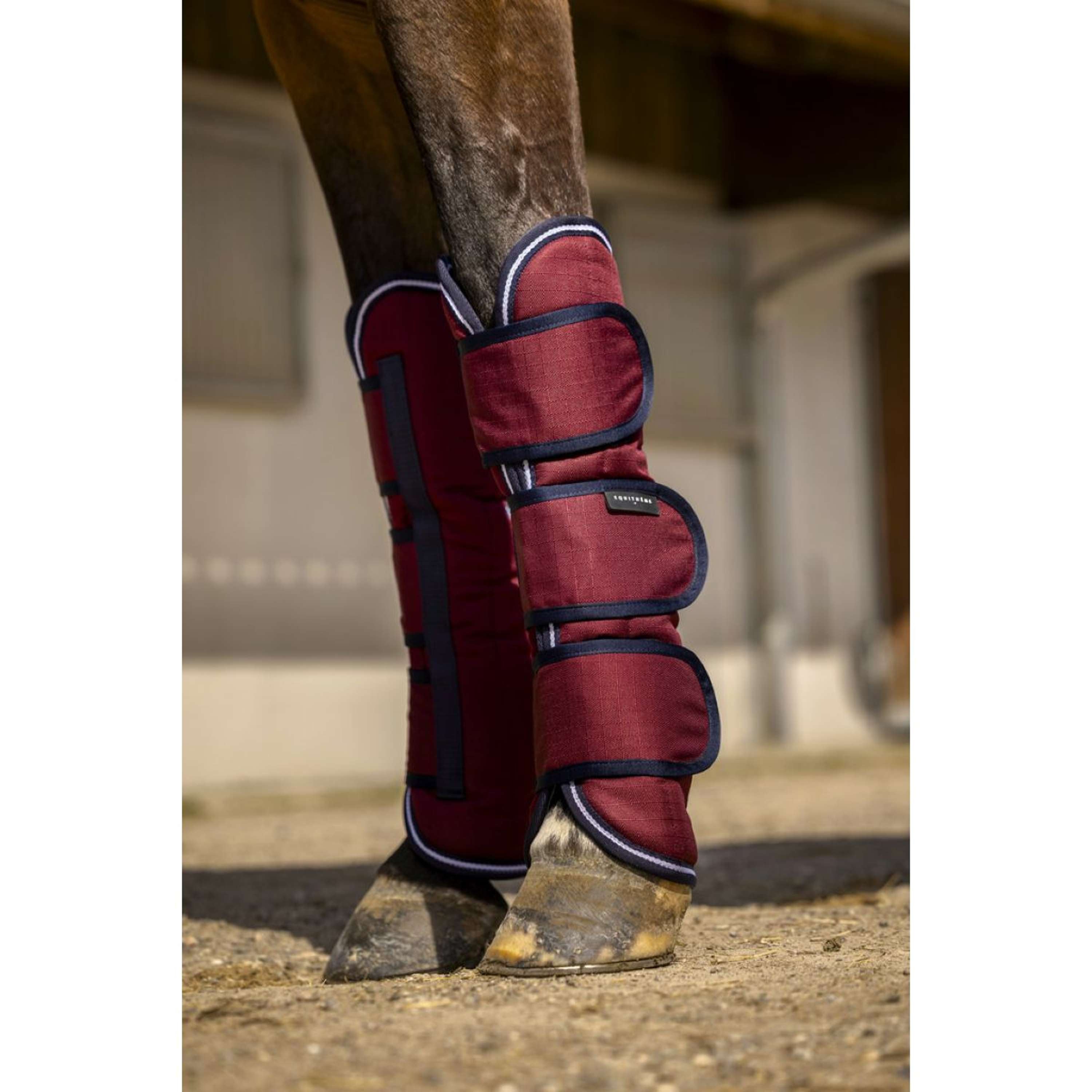 EQUITHÈME Transportbeschermers 1200D Burgundy