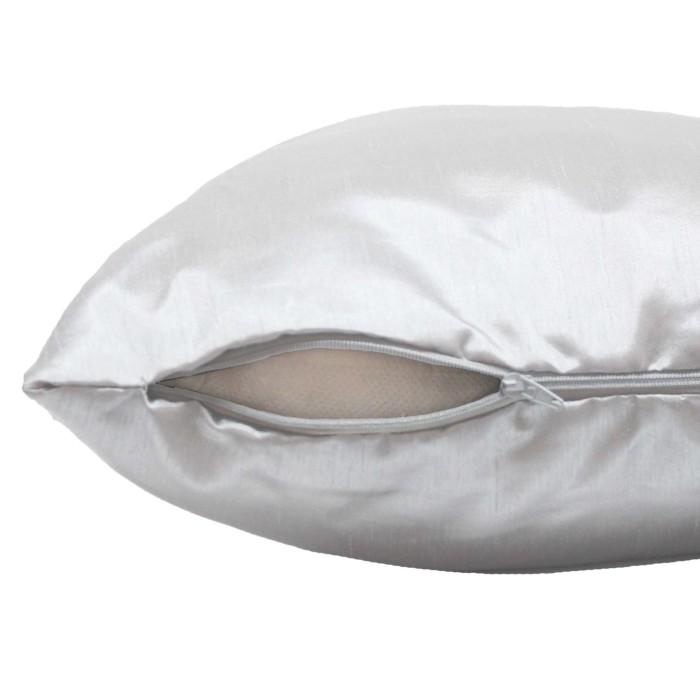 HOUSSE DE COUSSIN ENCART 40X40CM SHANA BLANC