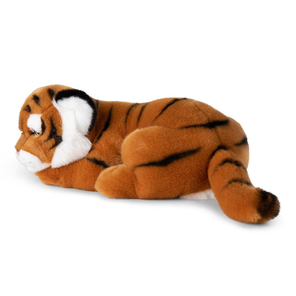 WWF - Plüschtier - Tiger (liegend, 30cm) lebensecht Kuscheltier Stofftier Plüschfigur