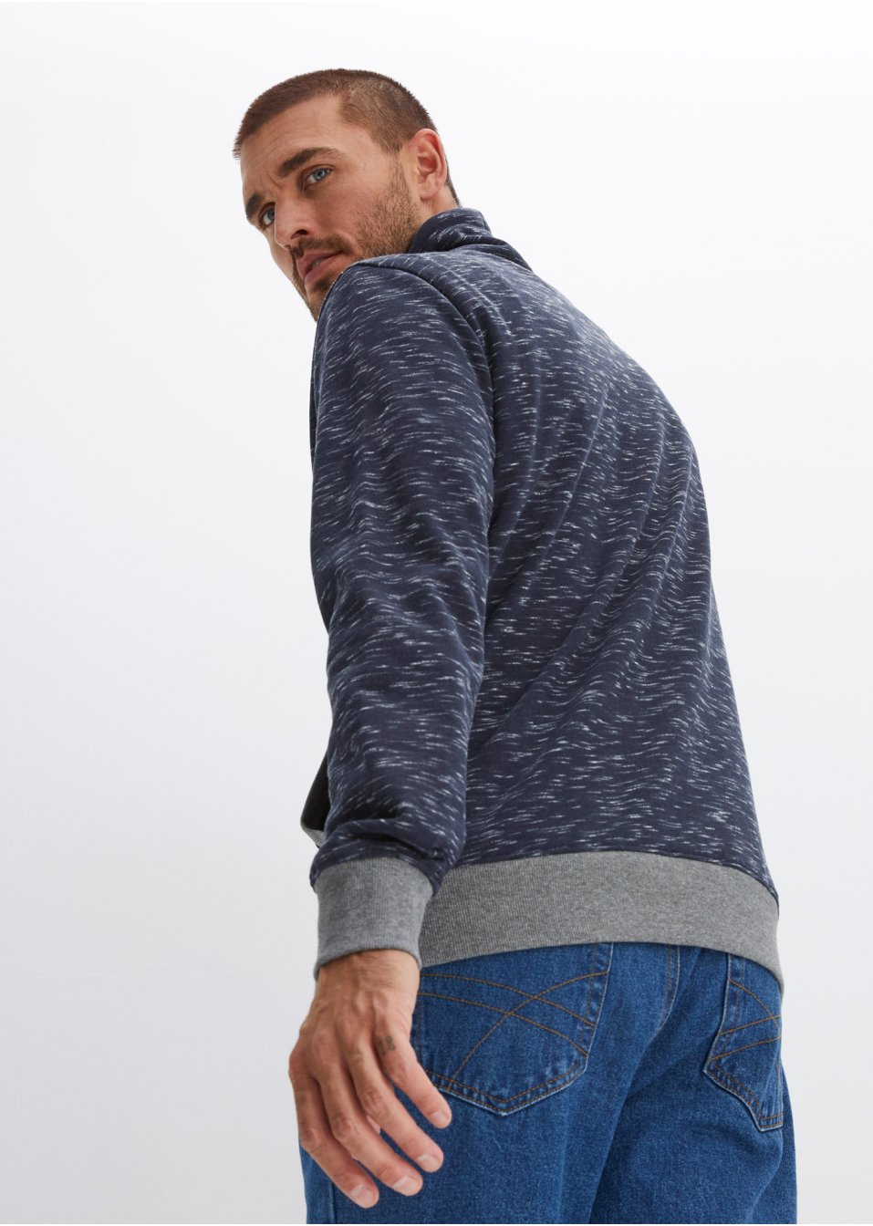 Sweat-shirt avec col montant