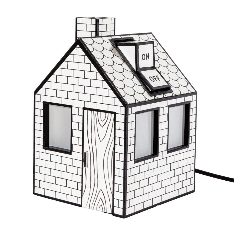 Seletti On-Off tafellamp zwart/wit