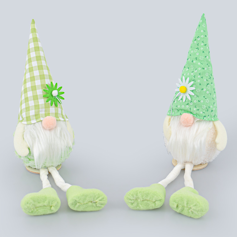 Gnome de printemps à poser