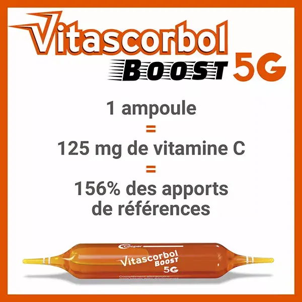 Vitascorbol Boost 5G 20 ampolas