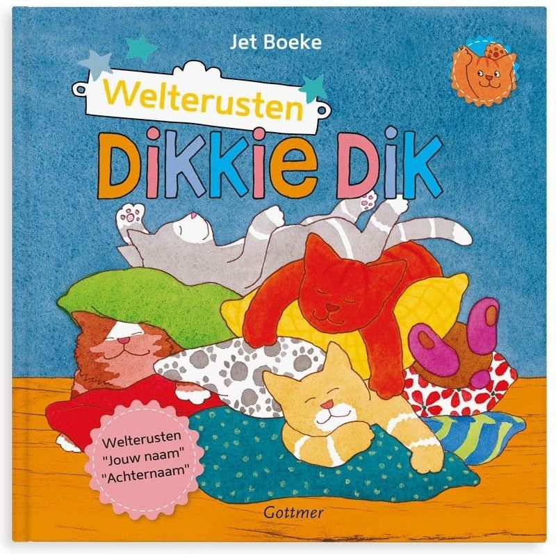 Boek met naam - Dikkie Dik welterusten - Softcover