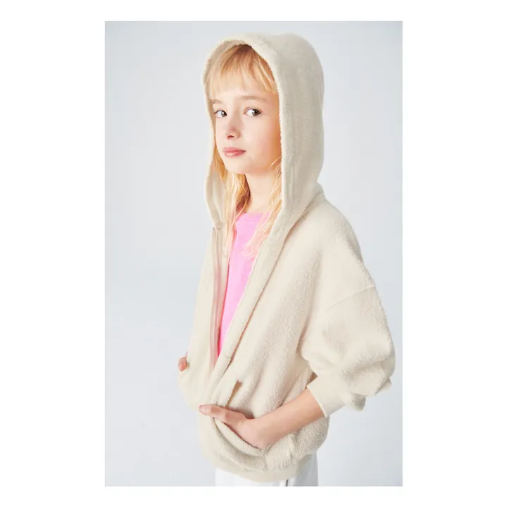 American Vintage Sweat Capuche Zippé Bobypark | Ecru