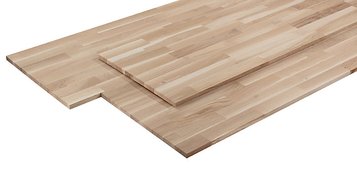 Tablette en chêne massif marron 60 x 120 cm, ép.18 mm