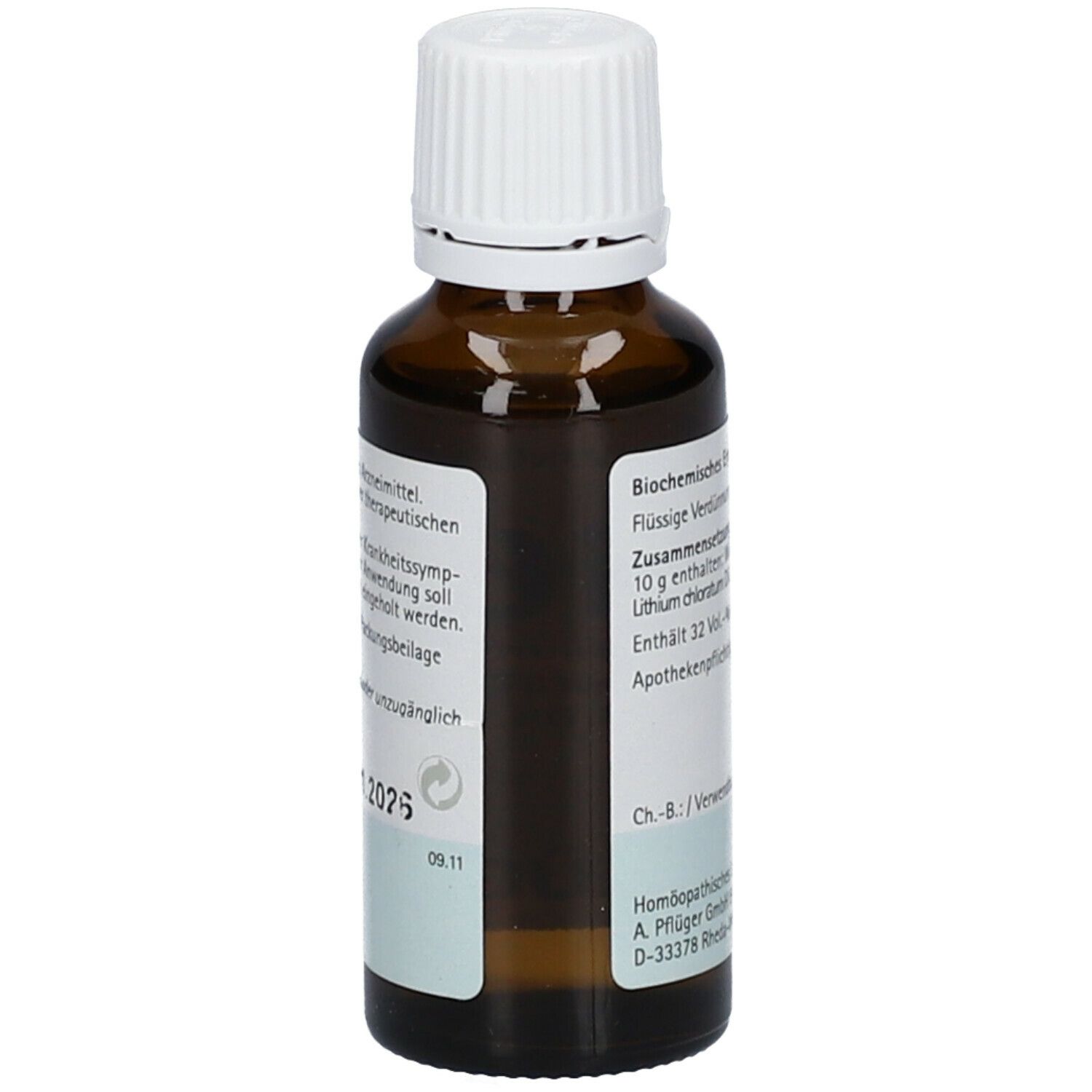 Biochemie Pflüger® 16 Lithium chloratum D6 Tropfen
