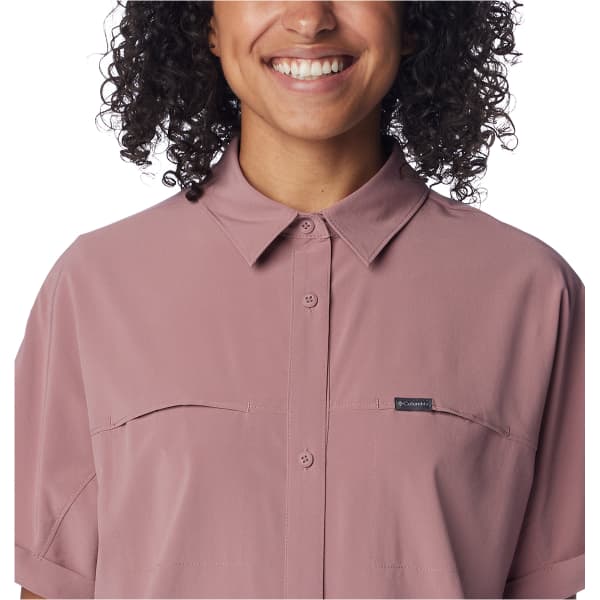 Chemise randonnée COLUMBIA W BOUNDLESS TREK SHORT SLEEVE BUTTON UP FIG