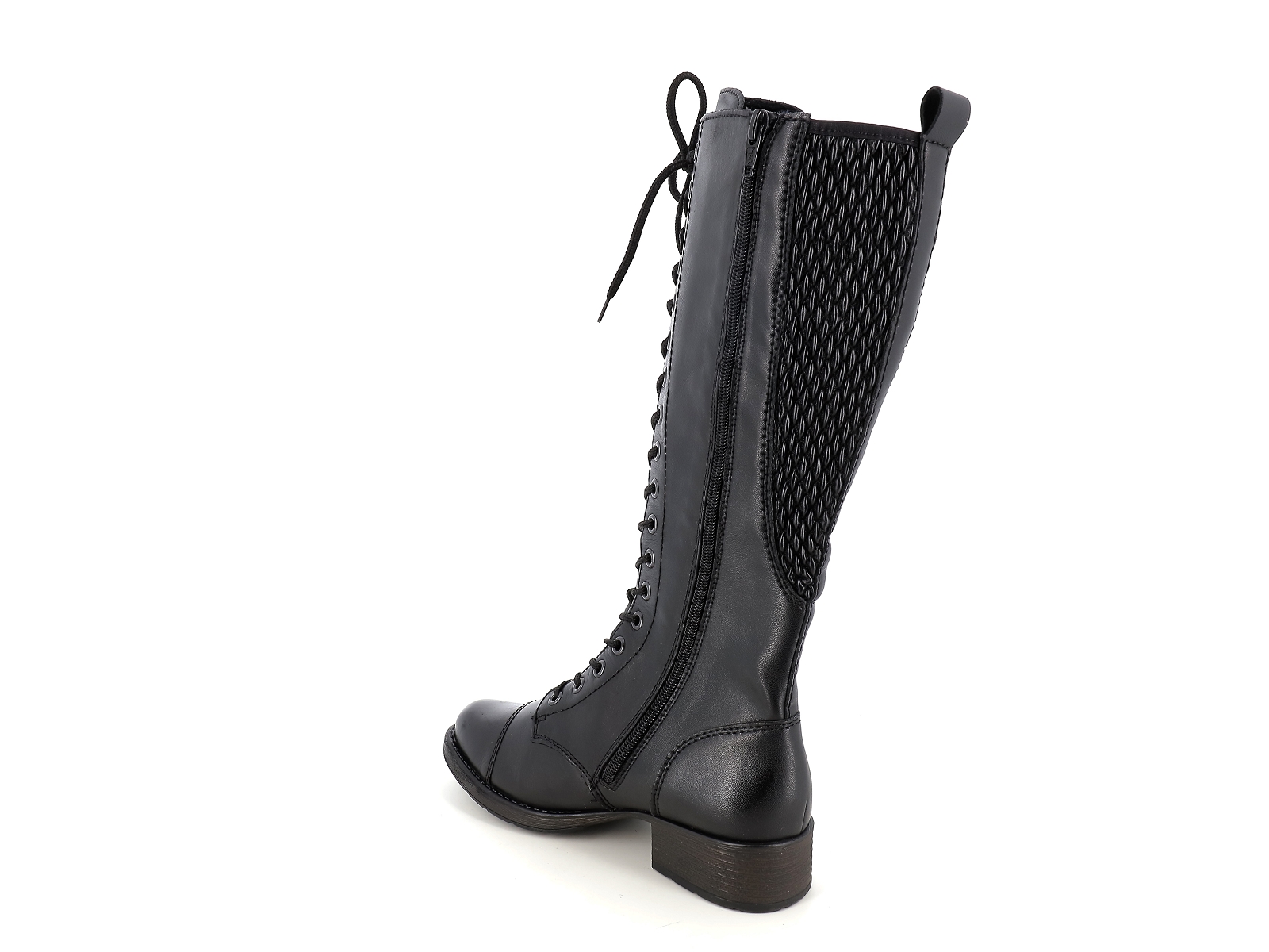 Rieker-Z9542 Cuir Noir