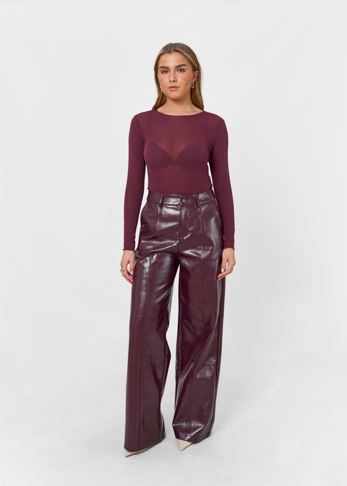 Fien broek donkerpaars