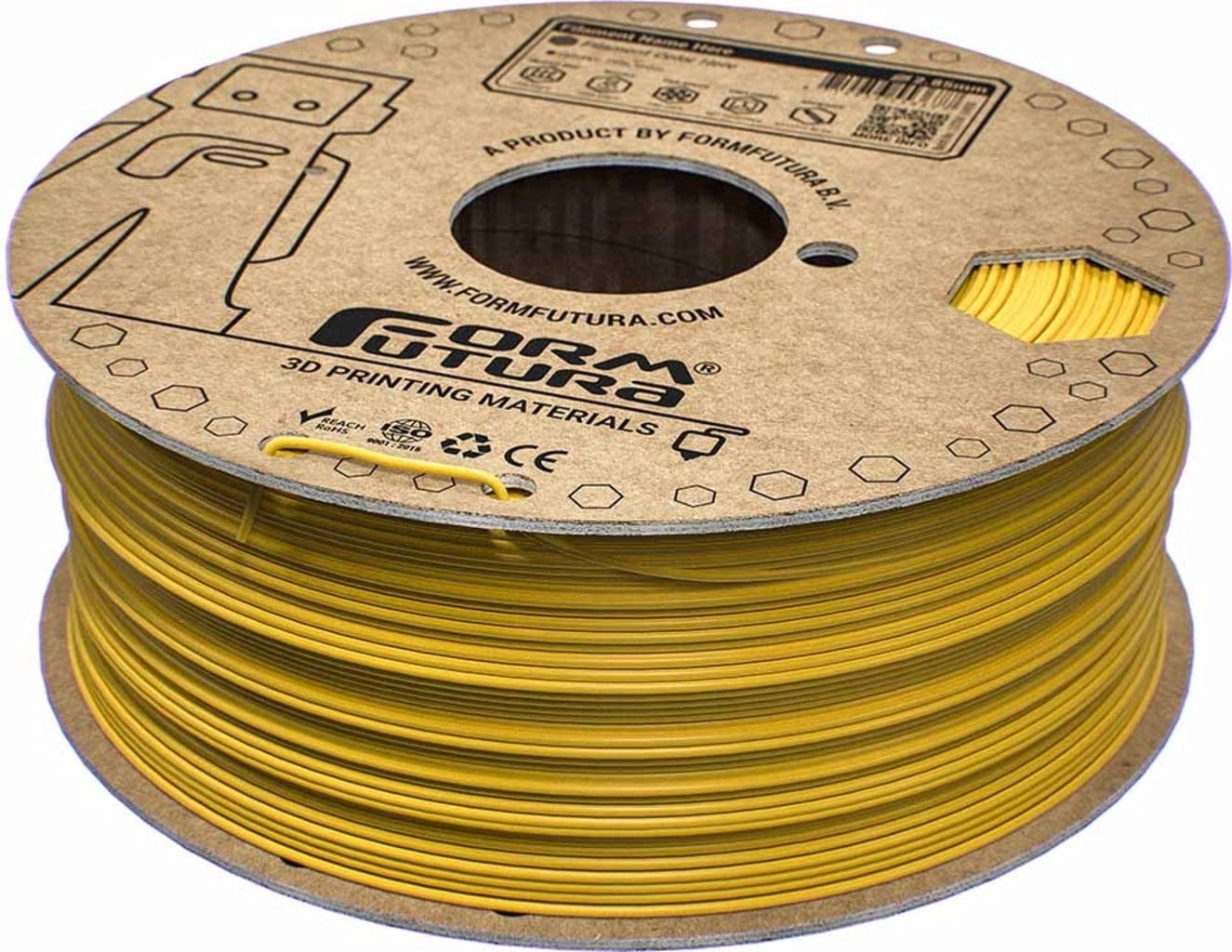 FormFutura  EasyFil™ ePETG Signal Yellow, 1,75 mm / 1000 g    Benutzerfreundliches PETG Filament