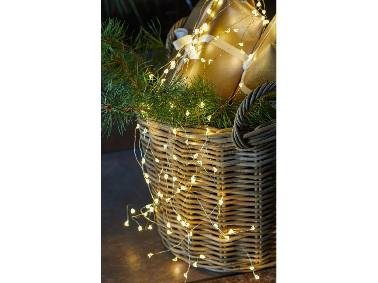 Sirius Maggie Lyskæde - 80 LED - Klar/Sølv