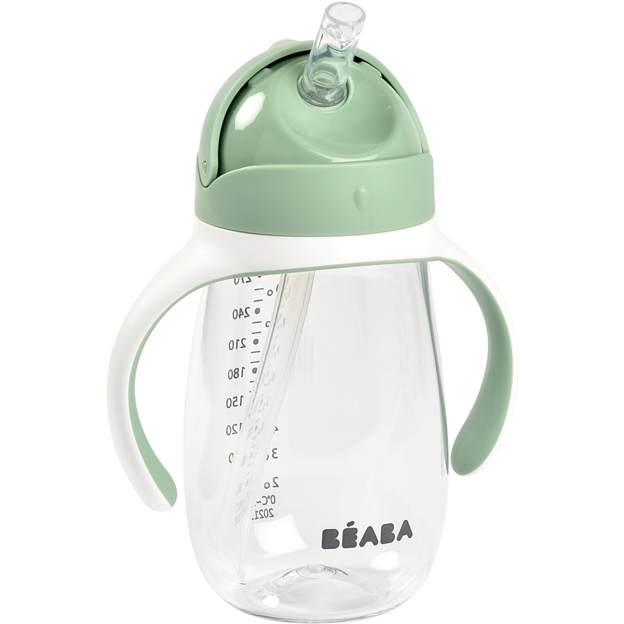 BEABA® Strohhalmbecher 300ml - salbeigrün