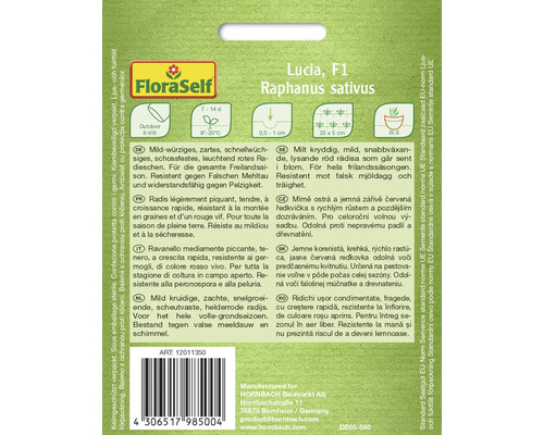 Radijsjes FloraSelf Groentezaden