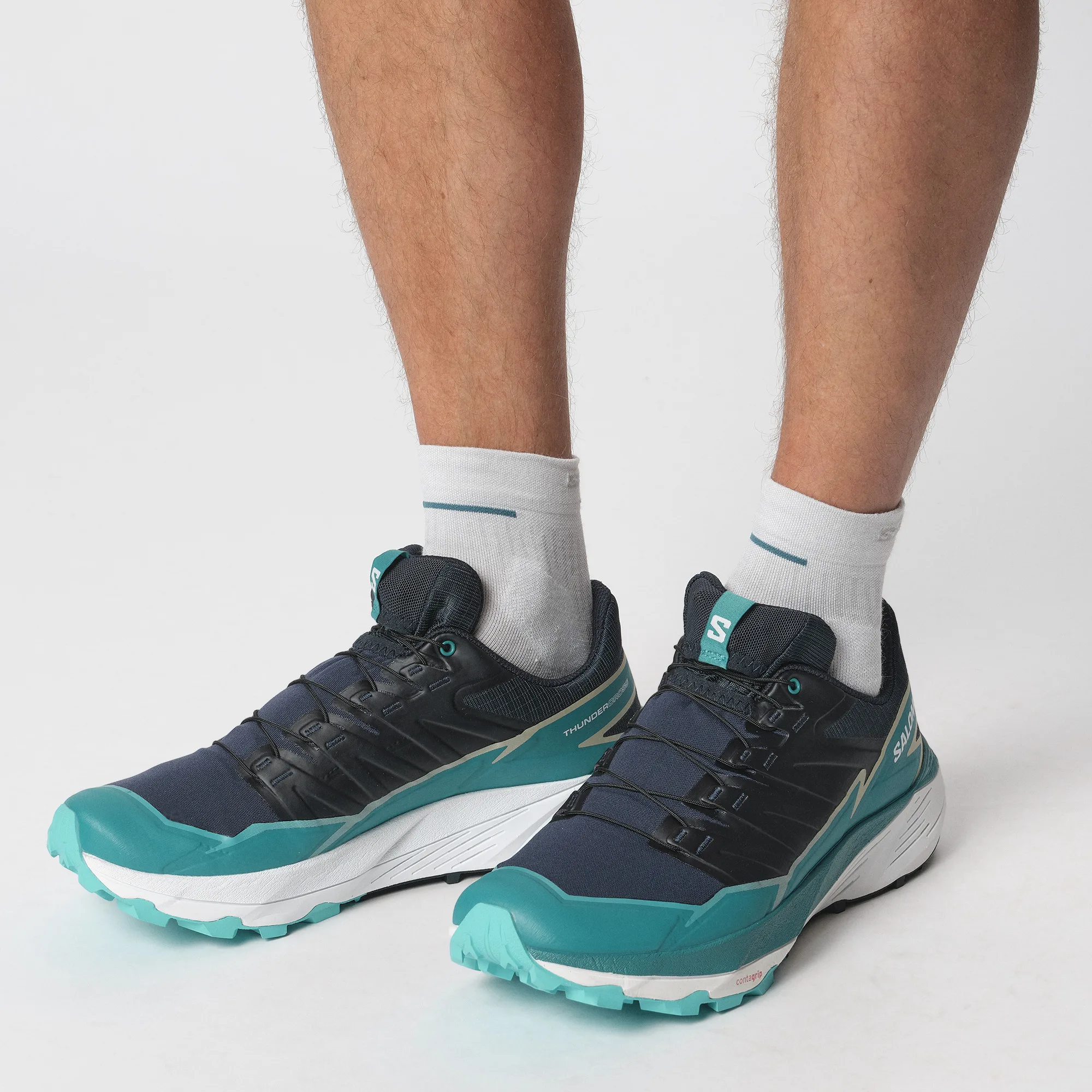 Salomon Thundercross Carbon/Tahitian Tide/Peacock Blue