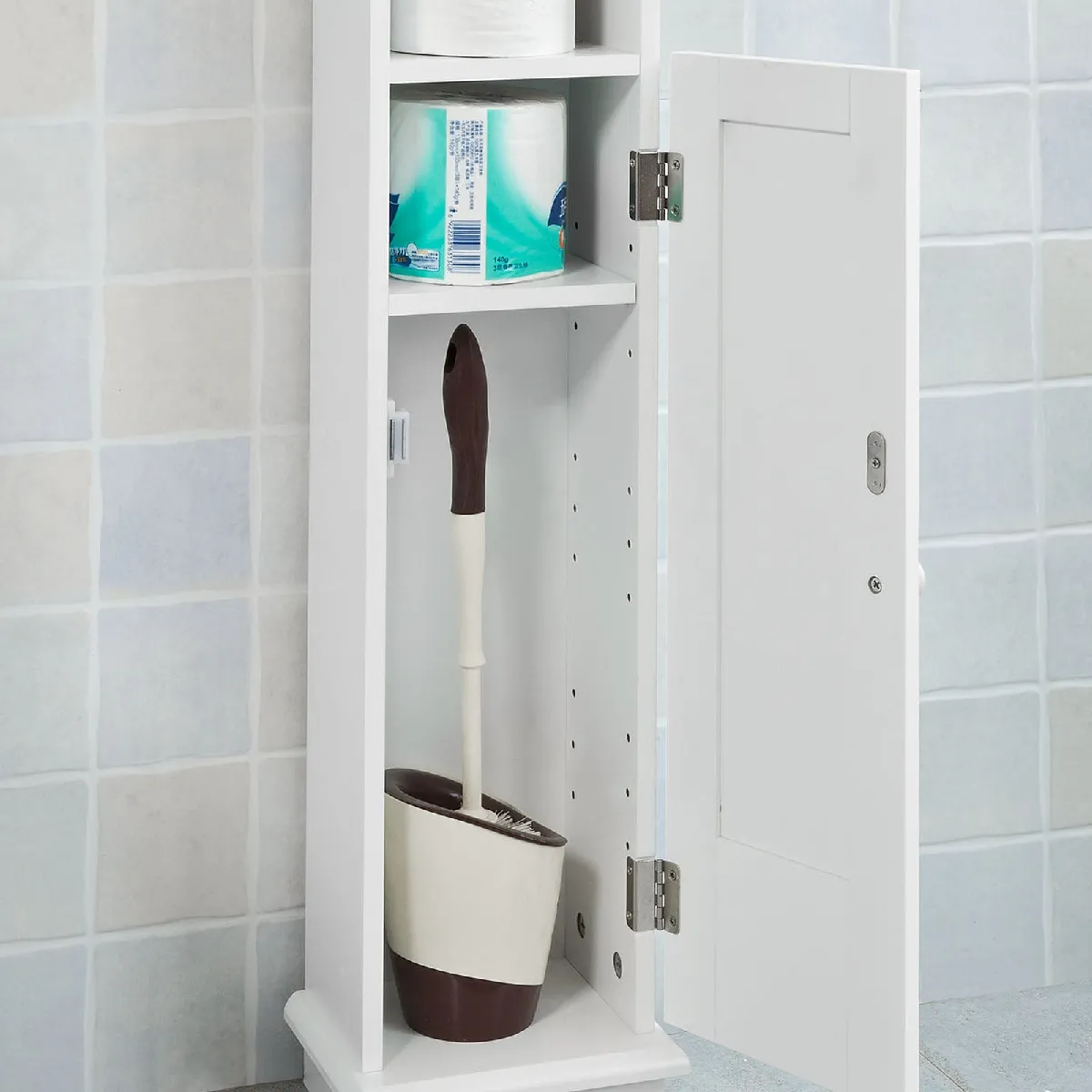 sobuy SoBuy FRG177-W Support Papier Toilette - Blanc