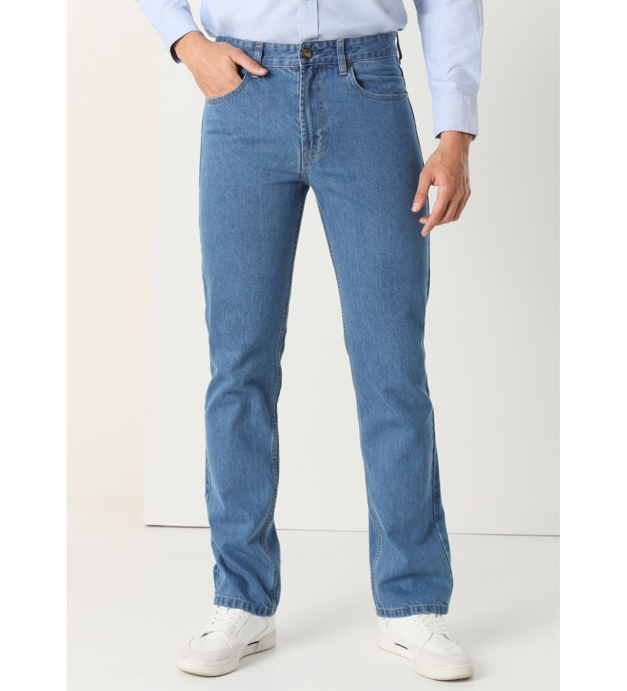 Calça jeans Lois reta azul claro