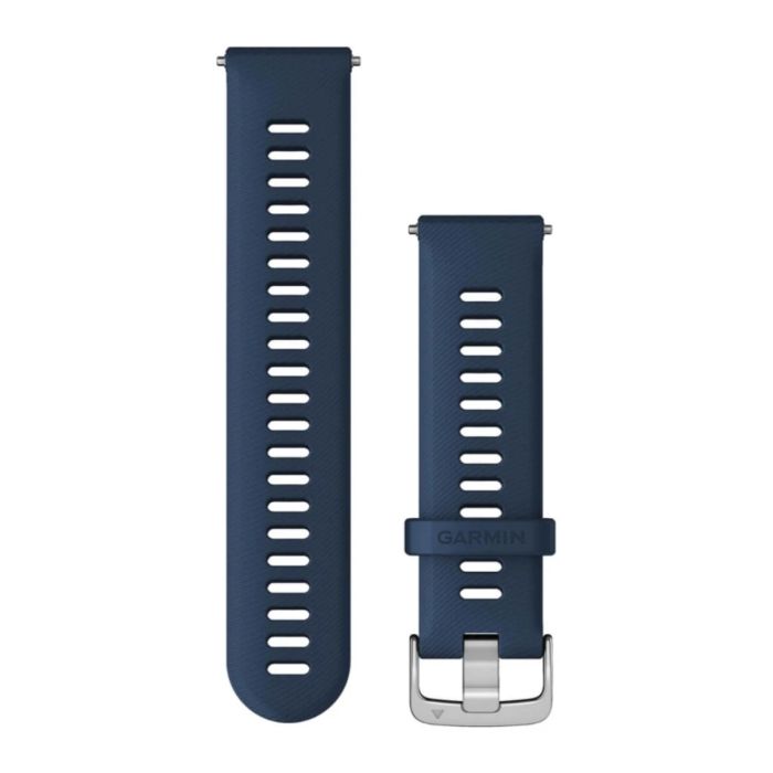 Garmin Unisex Tilbehør til ure/armbånd Quick Release 22 mm Strap (Silicone) Blå