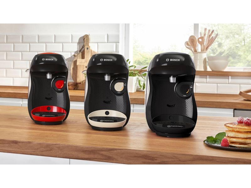 TASSIMO Kapselmaschine Happy friendly Schwarz Kapselmaschine