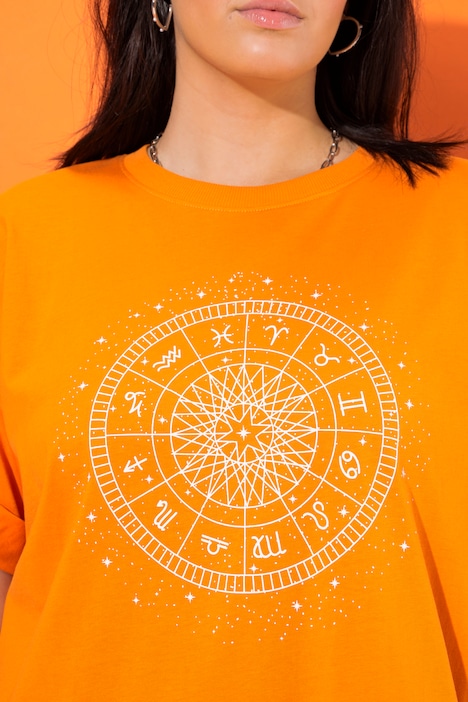 T-Shirt, oversized, Astro Print